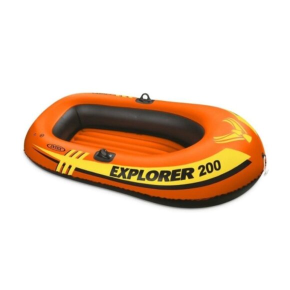 Intex - Explorer 200 Inflatable Boat Capacity of 2 People, Orange - Picture 3 of 3